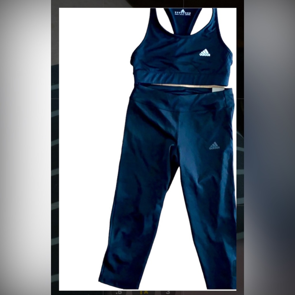 NWT ADIDAS Bra(M) & Legging(S) Set